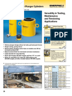 RCH-Series, Hollow Plunger Cylinders Versatility in Testing, Maintenance and Tensioning Applications