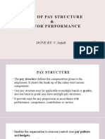 Role of Pay Structure & Pay For Performance (SHRM)