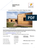 Passive House PASSIVPALAU Project Documentation: Detached House in Palau-Solità I Plegamans, Spain