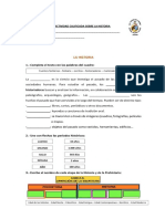 ACTIVIDAD CALIFICADA SOBRE LA HISTORIA