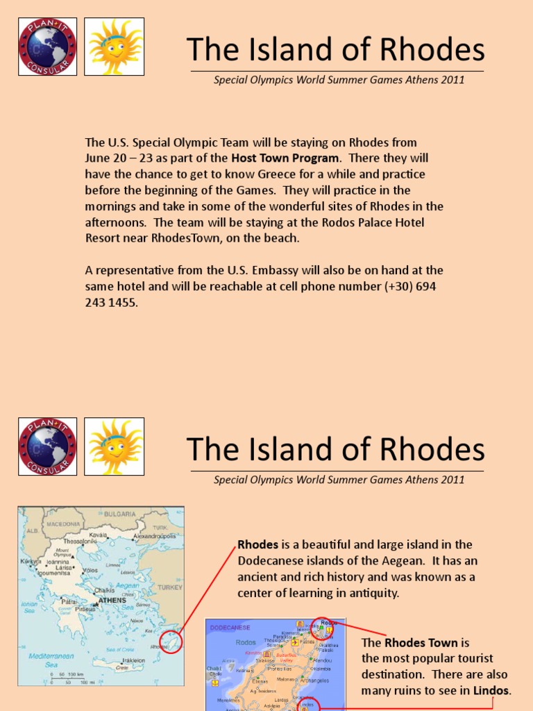 Island of Rhodes | PDF | Rhodes | Service Industries