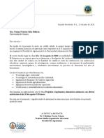 Carta de Invitación Día Mundial Del Agua 2022