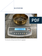 Vi. Test Procedure: The Sieve Pans Are Being Measured Without The Aggregates