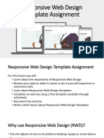 Responsive Web Design Template Assignment