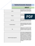Techno-Economic Assessment Template About: Author