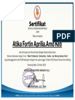 E-Sertifikat Webinar Kebidanan Atika Fortin Aprilia - Amd Keb Tahun 2022 - Compressed
