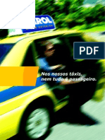 Folder - Farol Mídia Exterior - Nos Nossos Táxis, Nem Tudo É Passageiro.