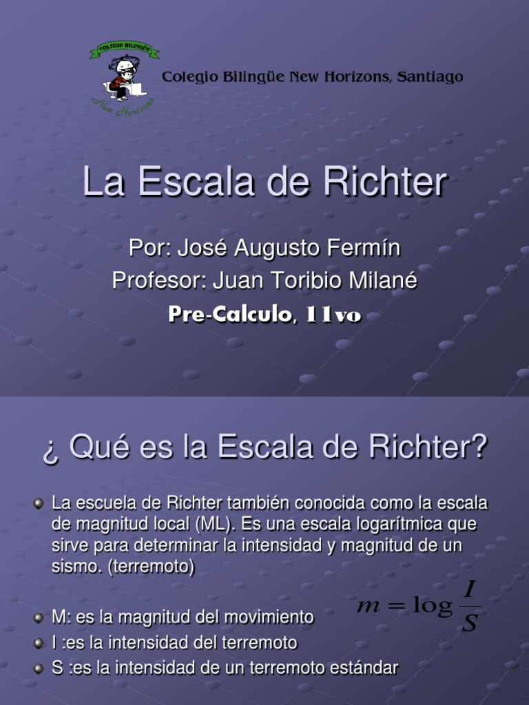 Escala Richter Para Terremotos Ingeniería Sísmica O Cómo Construir