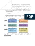 Objective 1 - What Is Consumer Behaviour?