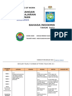 SOW ENGLISH YEAR 1 2022-2023 by RozayusAcademy