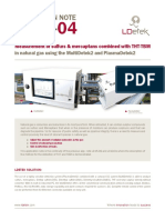 Application Note: Measurement of Sulfurs & Mercaptans Combined With THT-TBM