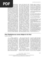 Staphylococcus Aureus Adapts To Its Host: Perspective