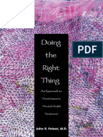 Doing The Right Thing An Approach To Moral Issues in Mental Health Treatment