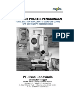 Petunjuk Praktis Penggunaan Total Station Standar