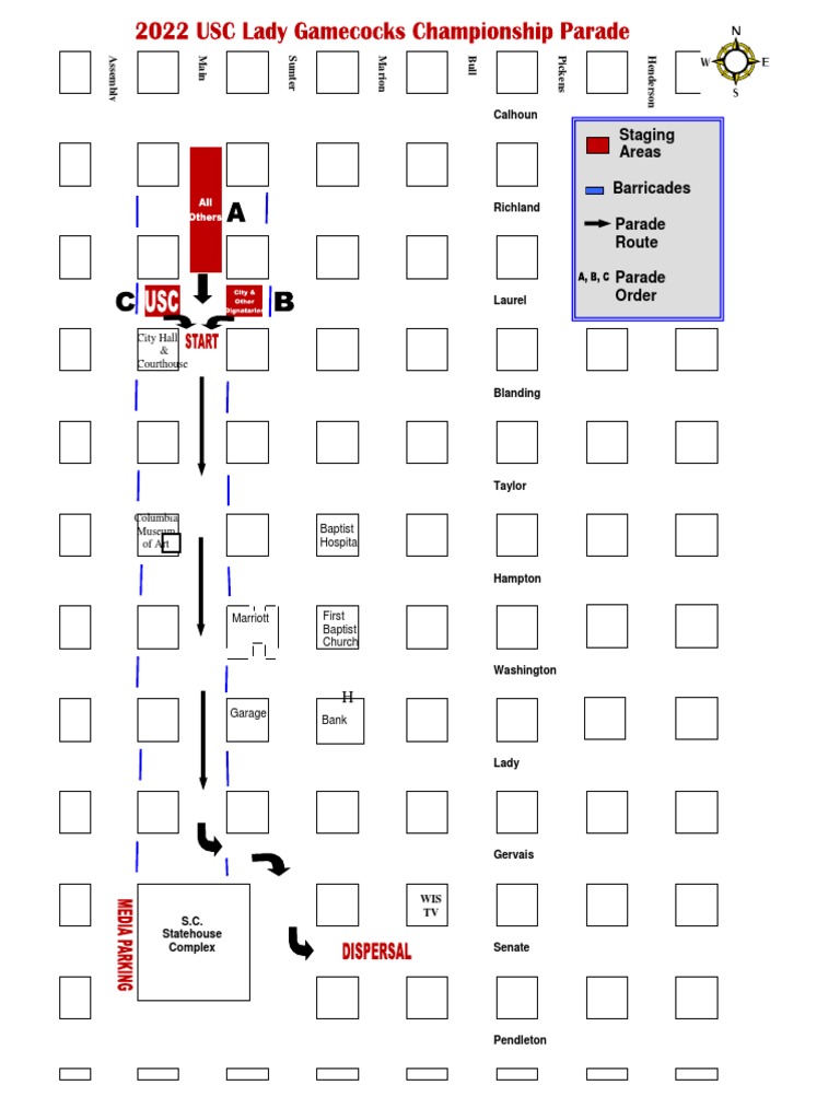 Parade Route Map and Staging Areas | PDF