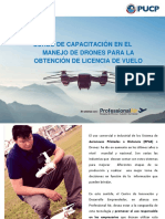 Brochure Informativo - Curso de Drones Con Certificación