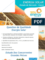 Estudo de mercado para energia solar no Ceará