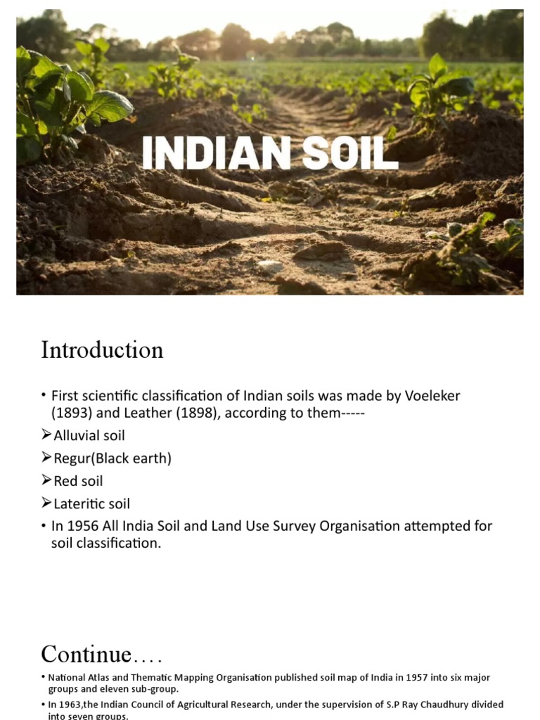 Soil Types and Classification in India | PDF | Soil | Landscape