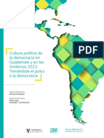 Cultura Politica de La Democracia en Guatemala