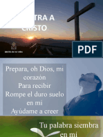 Muestra a Cristo