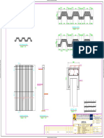 AutoCAD student design sheet pile canal sections