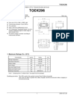 TODX296: Fiber Optic Transceiving Module For Duplex Digital Signal Communication