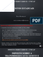 Impostos Estaduais - Itcmd