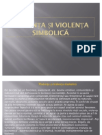 VIOLENȚA ȘI VIOLENȚA SIMBOLICĂ - PPT Final Alin