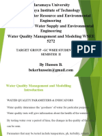 Chapter 1 Introduc Water Quality Management