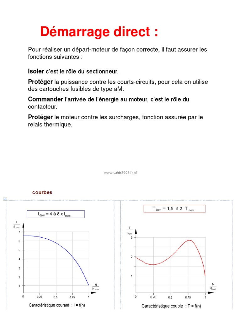 Demarrage Etoile Triangle Semi Automatique Un Sens de Marche | PDF