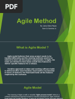 Agile Method: By: Jairus Delos Reyes Sam CJ Sanchez JR