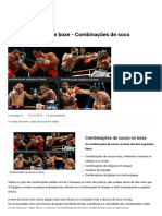 Combinações de Socos No Boxe