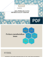 2.Perkara Membatalkan Iman