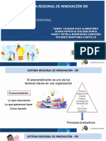 Ecosistema Regional de Innovación Sri: Cetap - Lorica X Semestre Administración Publica Territorial Tutor