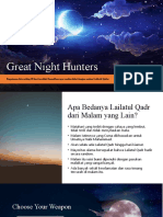 Great Night Hunters Lailatul Qadr
