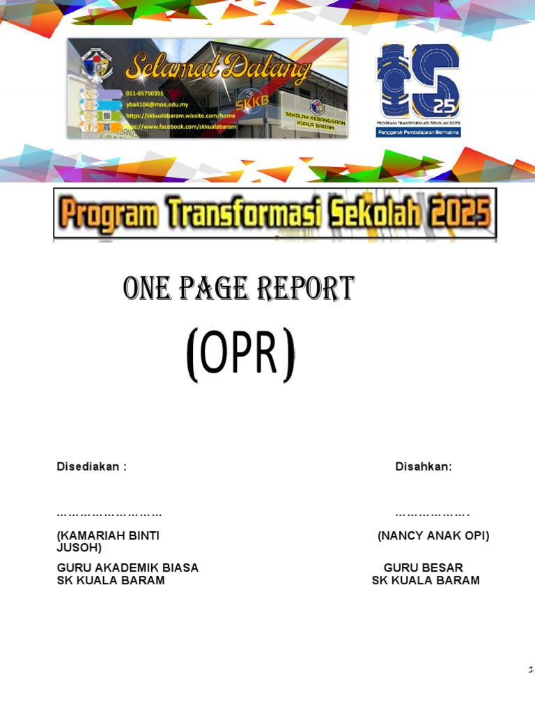 One page report opr sk kb 2021 ts25 pdf
