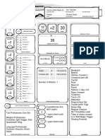 Verdan Character Sheet