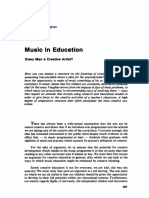 Music in Education - Every Man A Creative Artist, Margery M. Vaughan