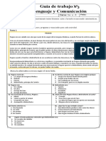 Guía N°3 Caracteristicas de La Leyenda 5to B