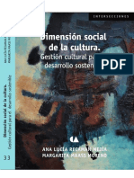 Recamán y Maass, Dimensión Social de La Cultura