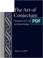 The Art of Conjecture Nicholas of Cusa On Knowledge by Clyde Lee Miller