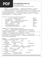 English Practice 54: Question 2: Use The Correct Form of These Words in Brackets