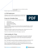 Disciplinary Policy Template Download 20210126