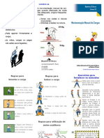 Movimentacao Manual de Cargas Folheto