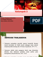 Pemeriksan Thalasemia - PPT Kel. 3