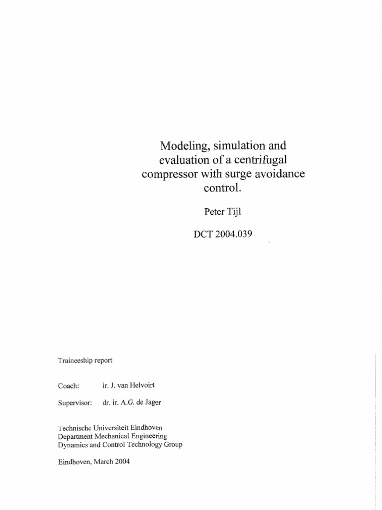 Compressor Operation | PDF | Control Theory | Turbomachinery
