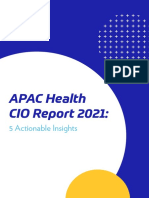 APAC Health CIO Report 2021