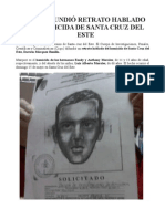 Cicpc Difundió Retrato Hablado de Homicida de Santa Cruz Del Este