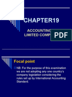 Accounting for Limited Companies I