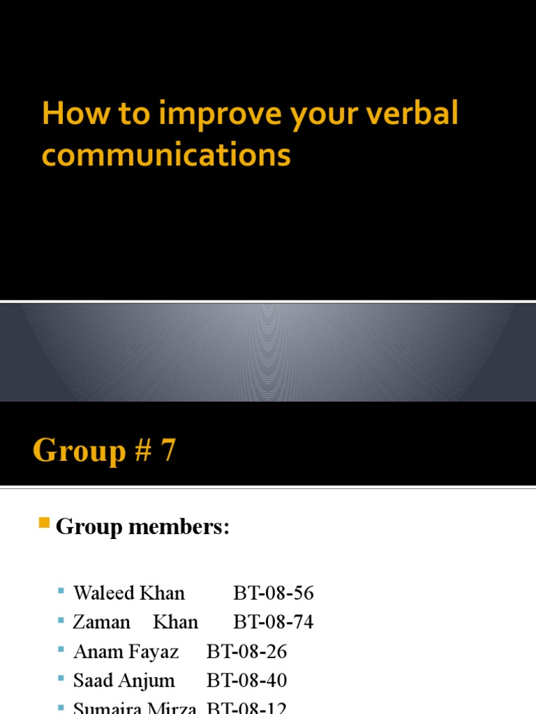 Enhancing Verbal Communication Skills | PDF | Communication | Semiotics